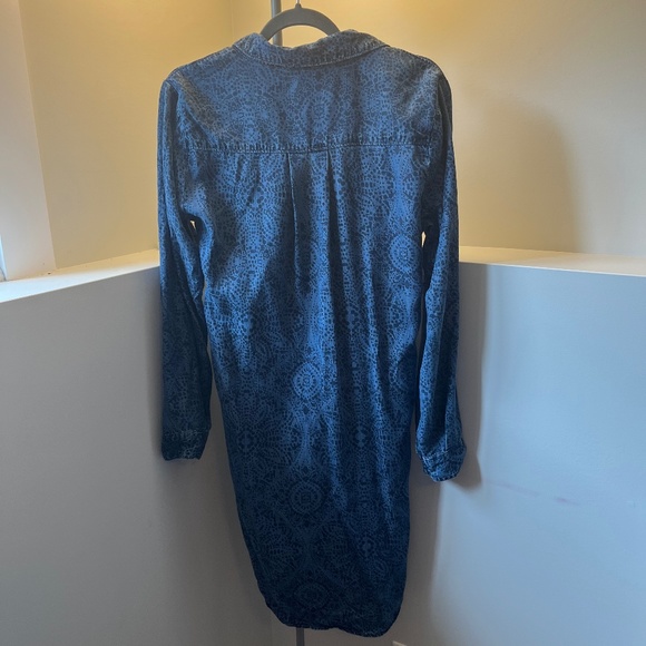 Anthropologie cloth & stone Denim Dress Medium EUC - Picture 6 of 6